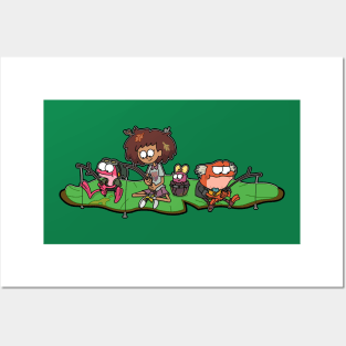 Amphibia Swamp Fishing Posters and Art